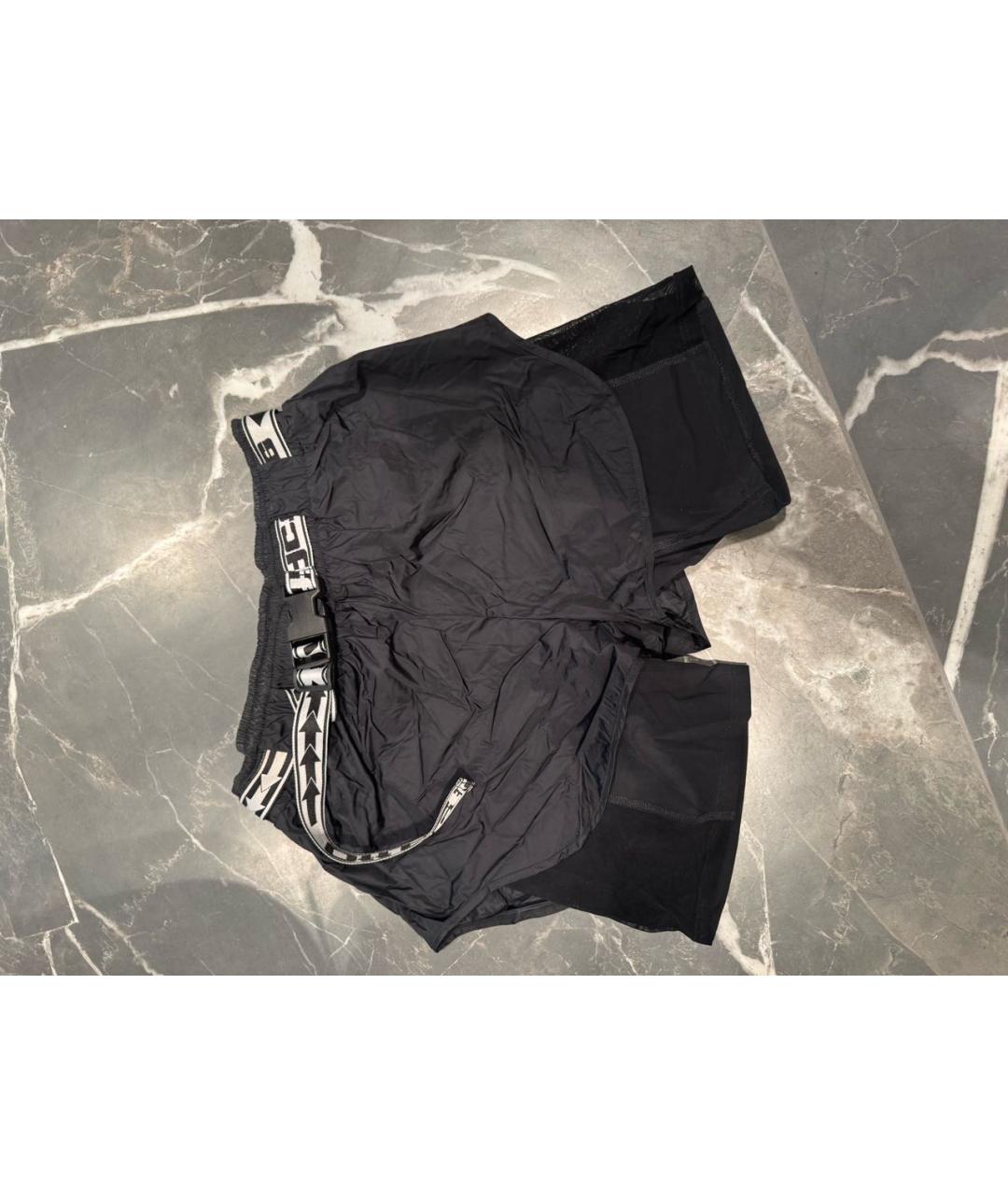 OFF-WHITE Черные шорты, фото 2
