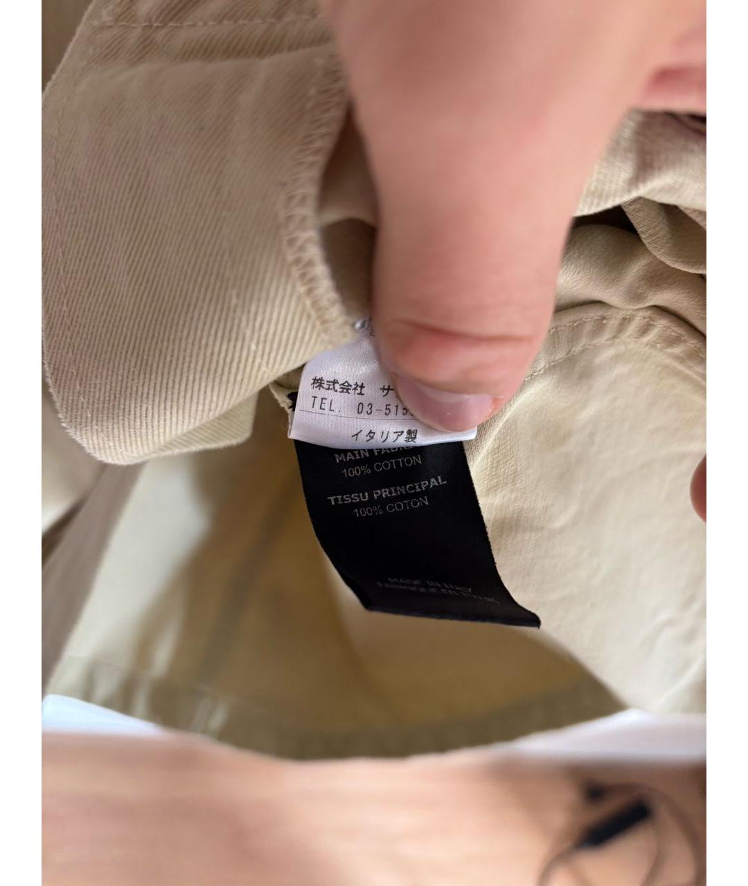 VETEMENTS Бежевая хлопковая куртка, фото 4