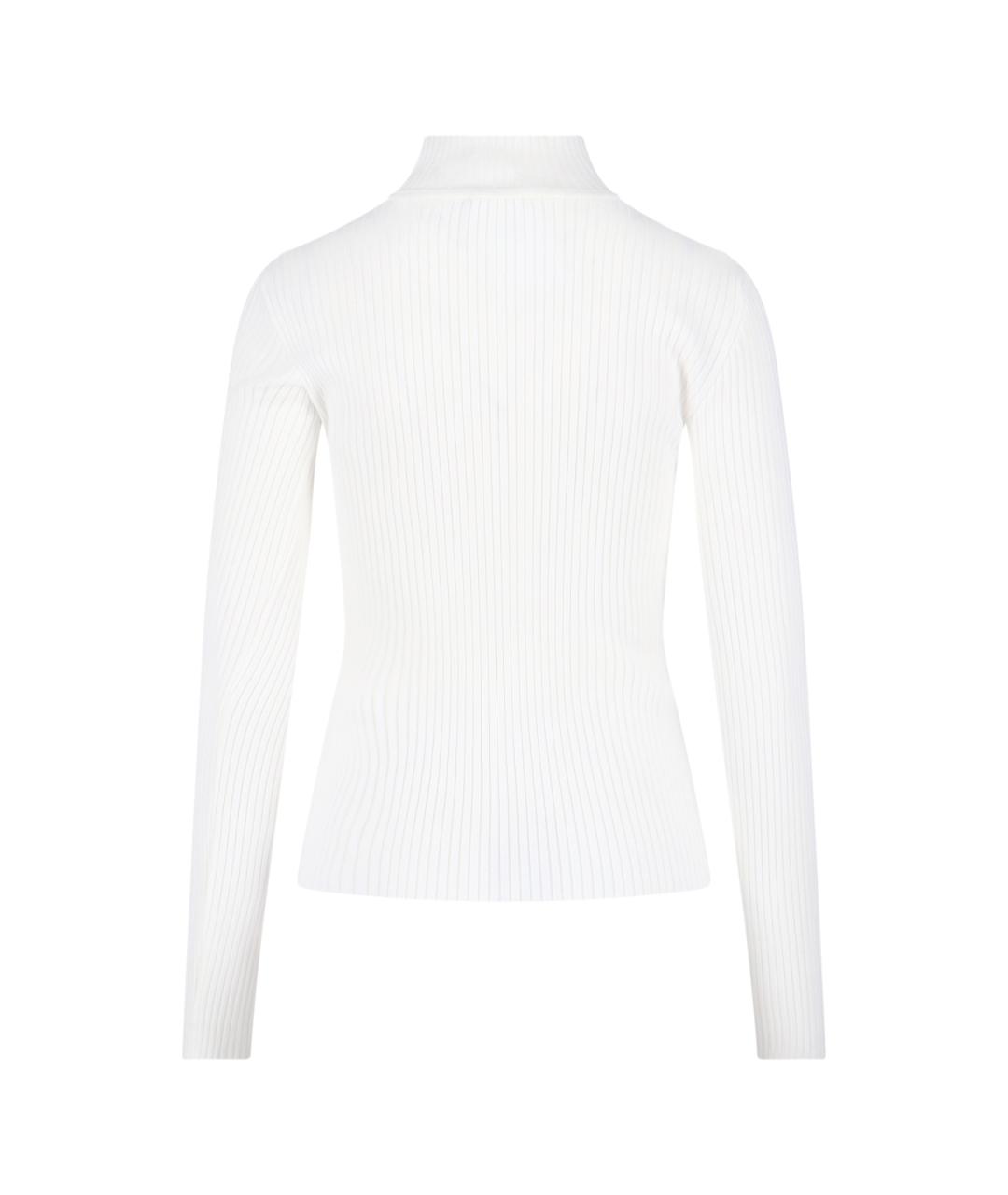 COURREGES Белая вискозная водолазка, фото 2