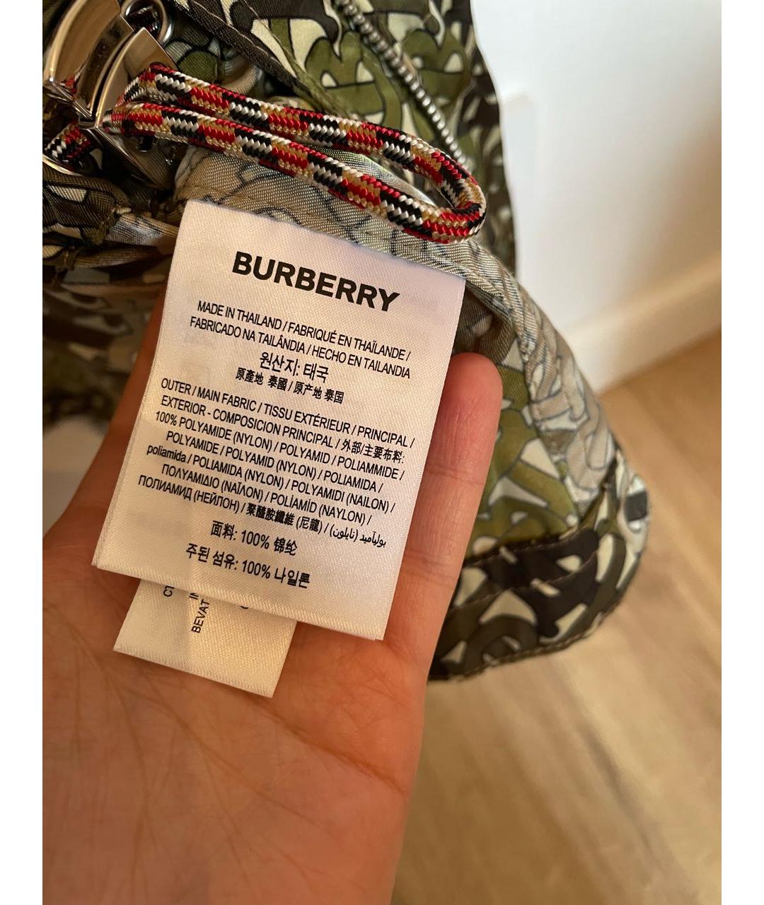BURBERRY Хаки куртка, фото 5