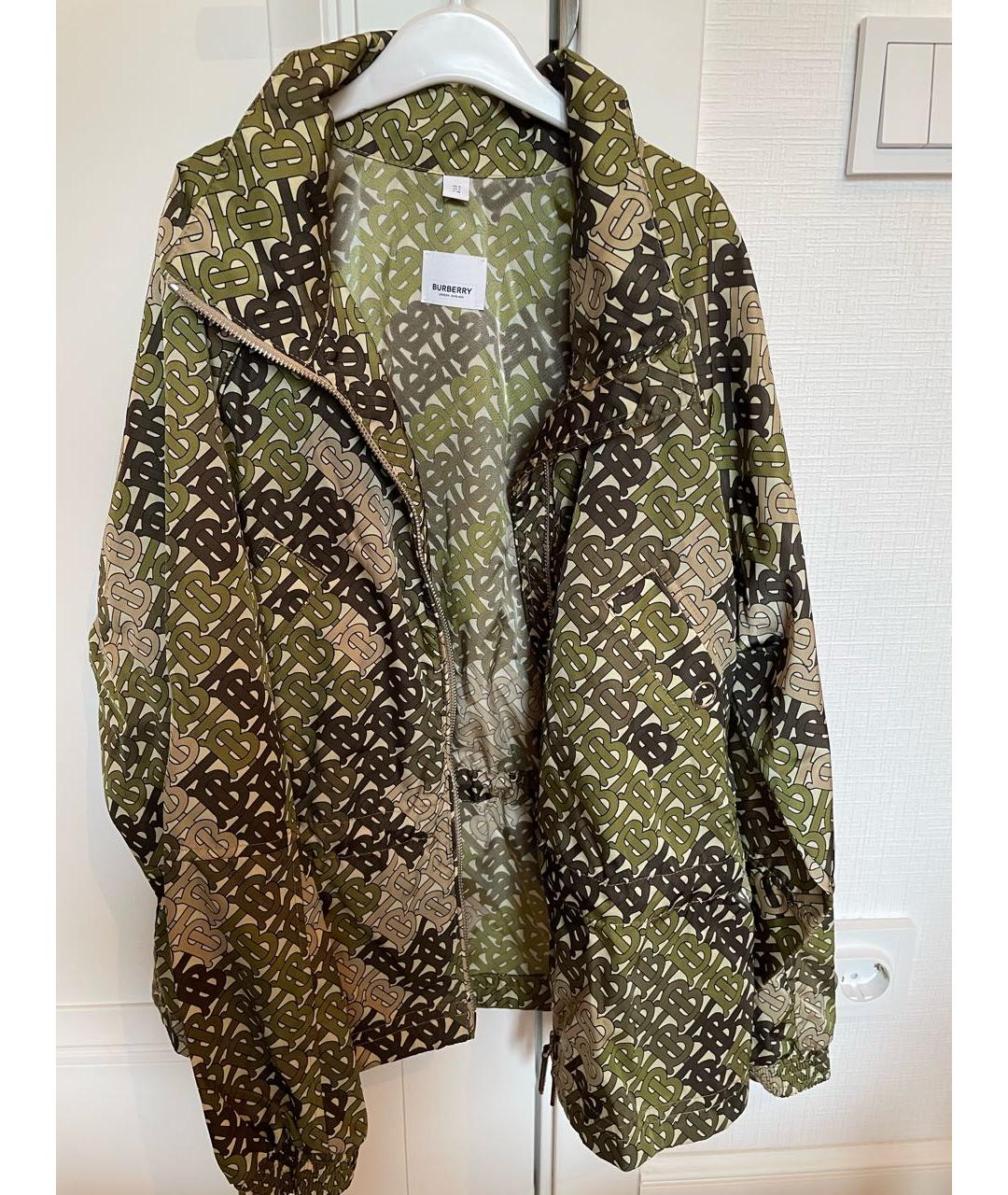 BURBERRY Хаки куртка, фото 2