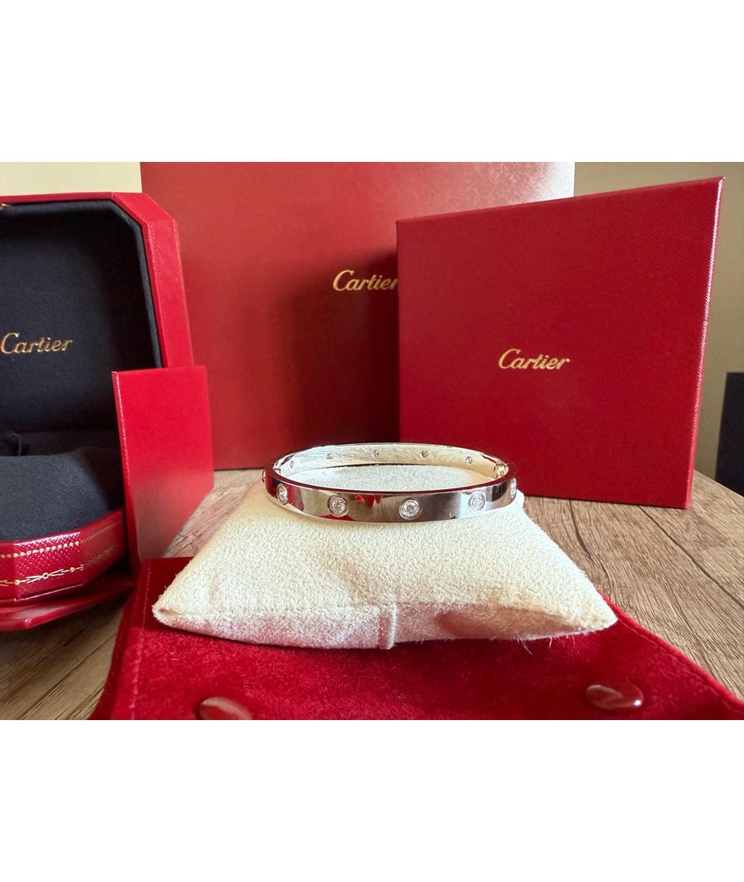 CARTIER Браслет из белого золота, фото 3