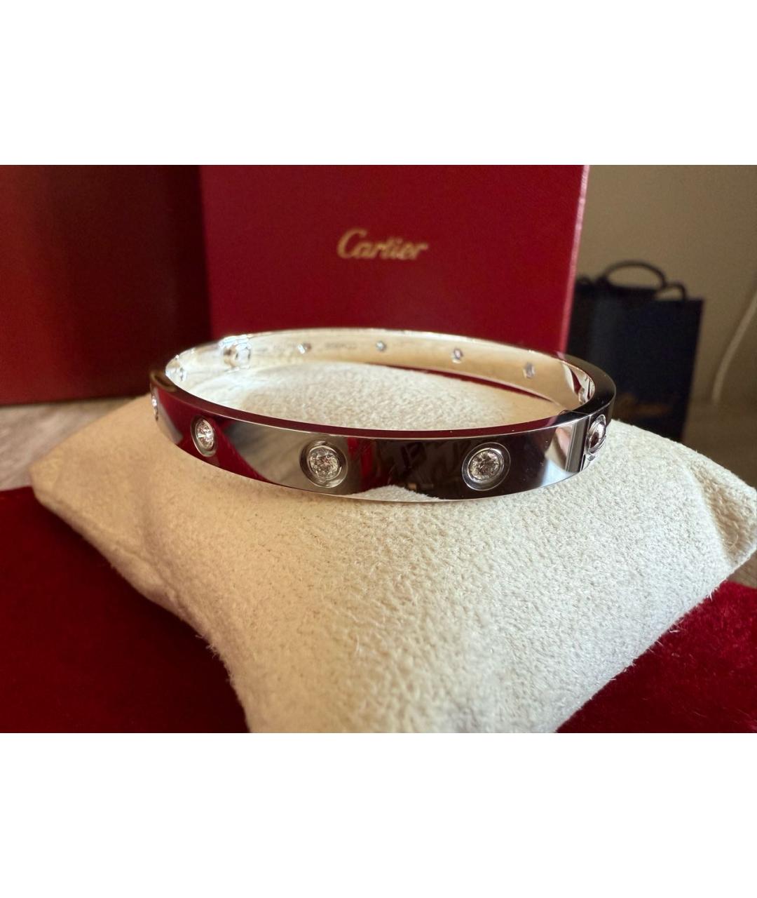 CARTIER Браслет из белого золота, фото 5