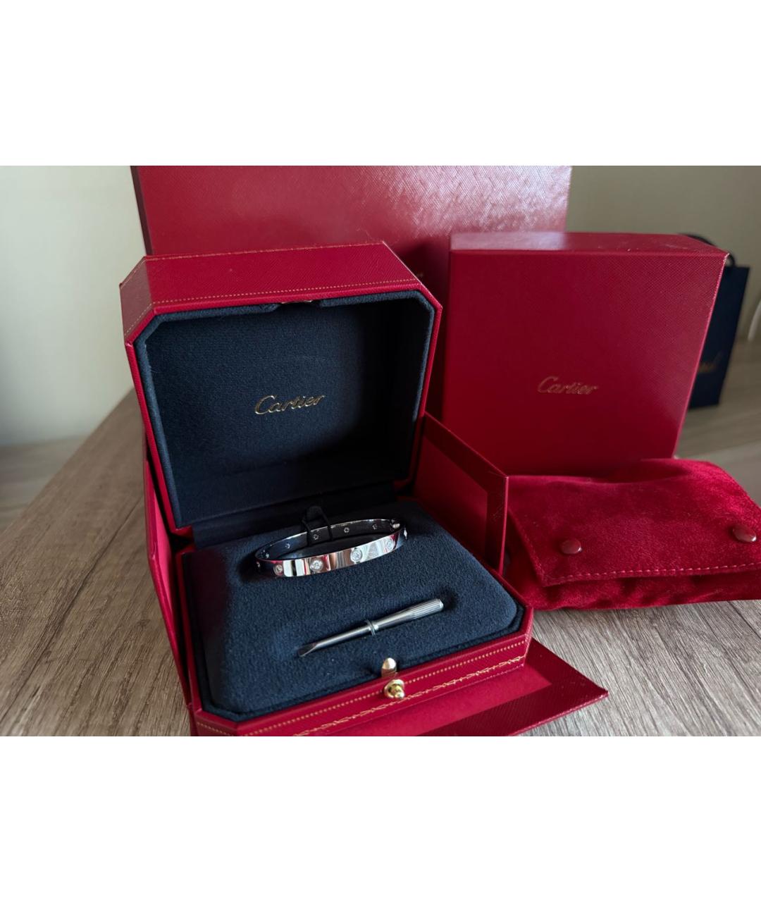 CARTIER Браслет из белого золота, фото 2