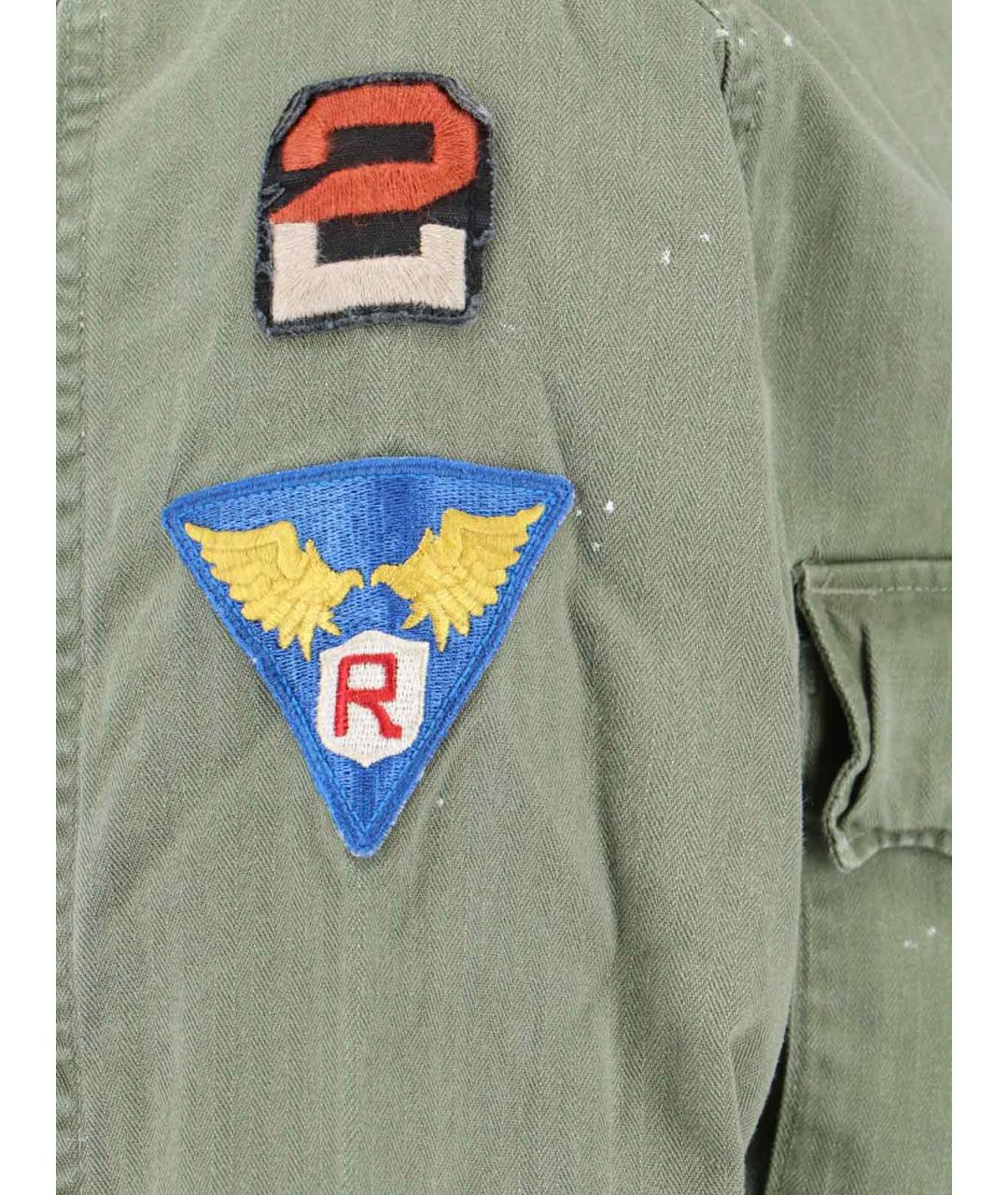 POLO RALPH LAUREN Зеленая хлопковая кэжуал рубашка, фото 3
