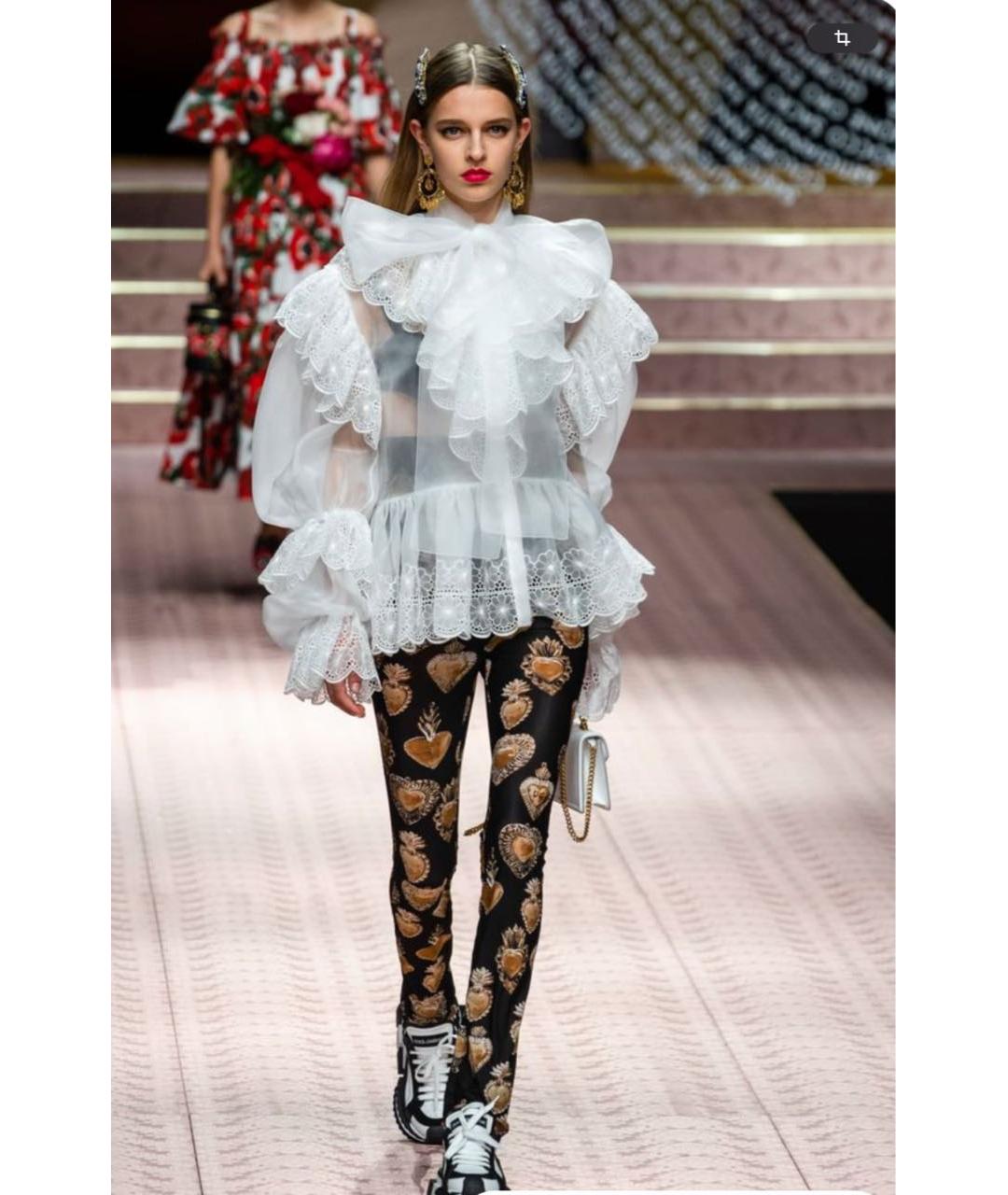 DOLCE&GABBANA Белая блузы, фото 2