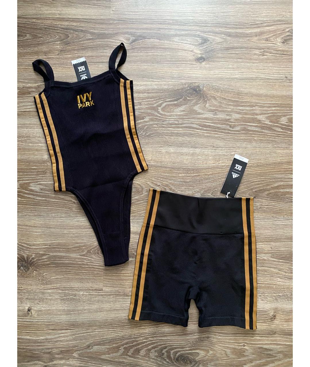 ADIDAS Черный полиэстеровый костюм с брюками, фото 3
