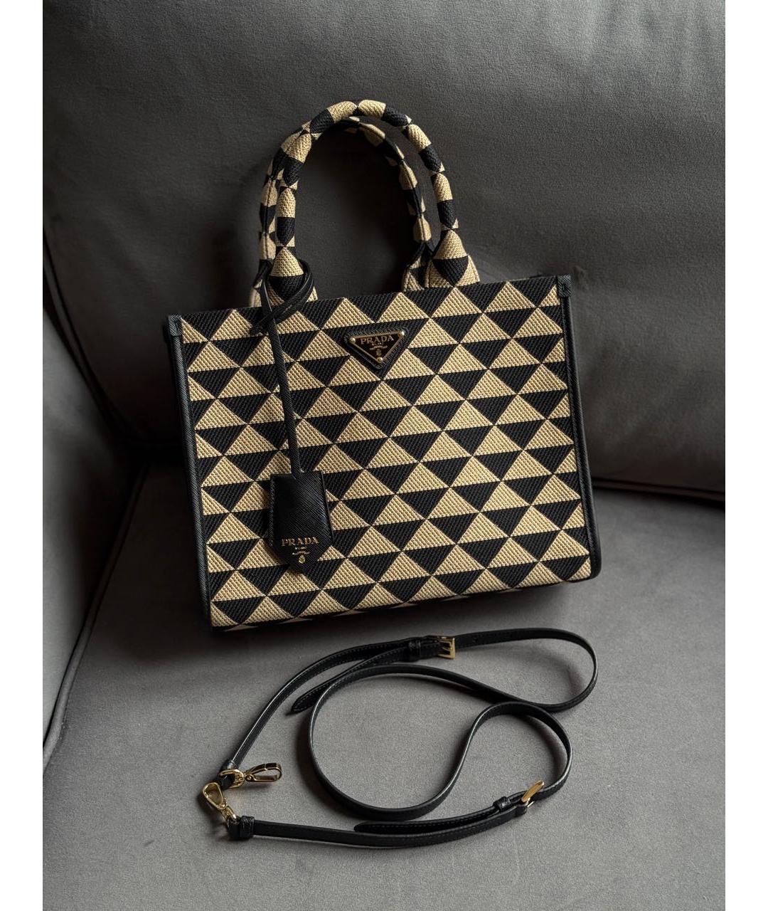 PRADA Черная сумка тоут, фото 2