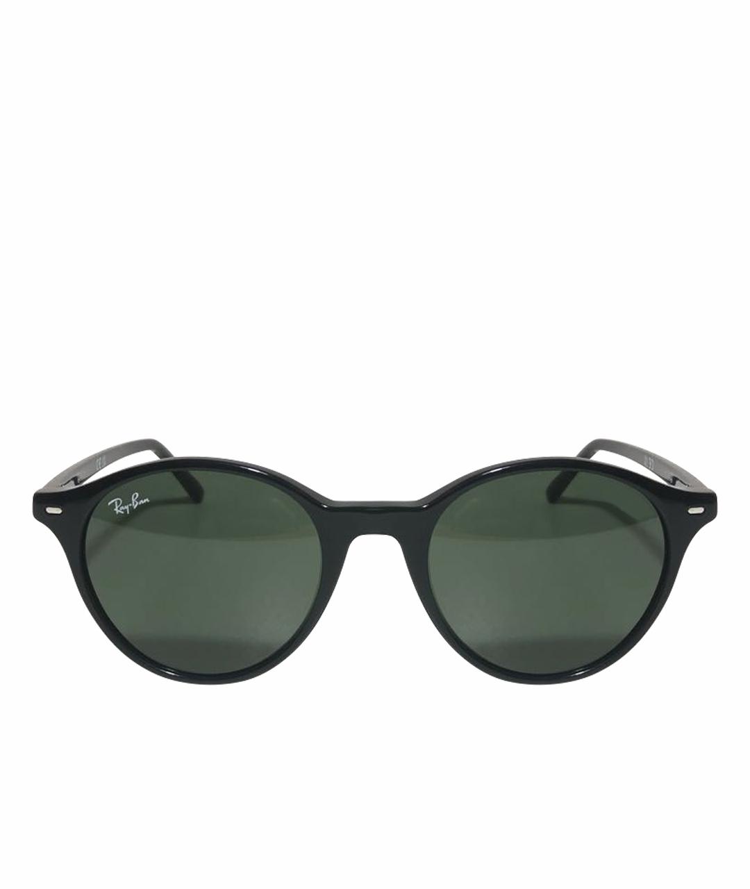 RAY BAN Черные пластиковые солнцезащитные очки, фото 1