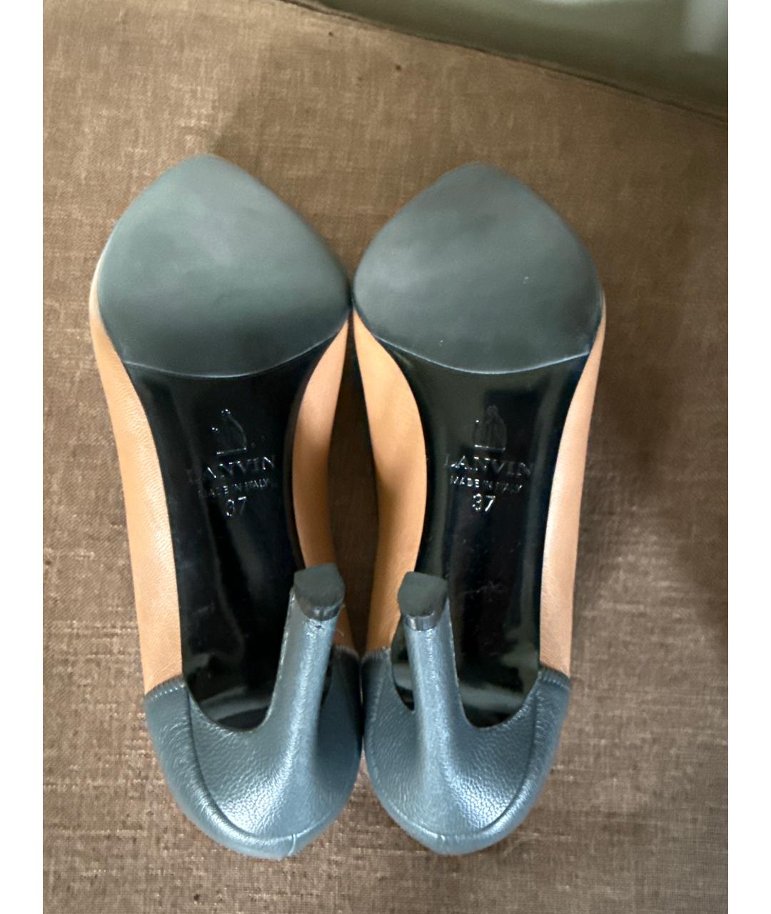 LANVIN Кожаные туфли, фото 5