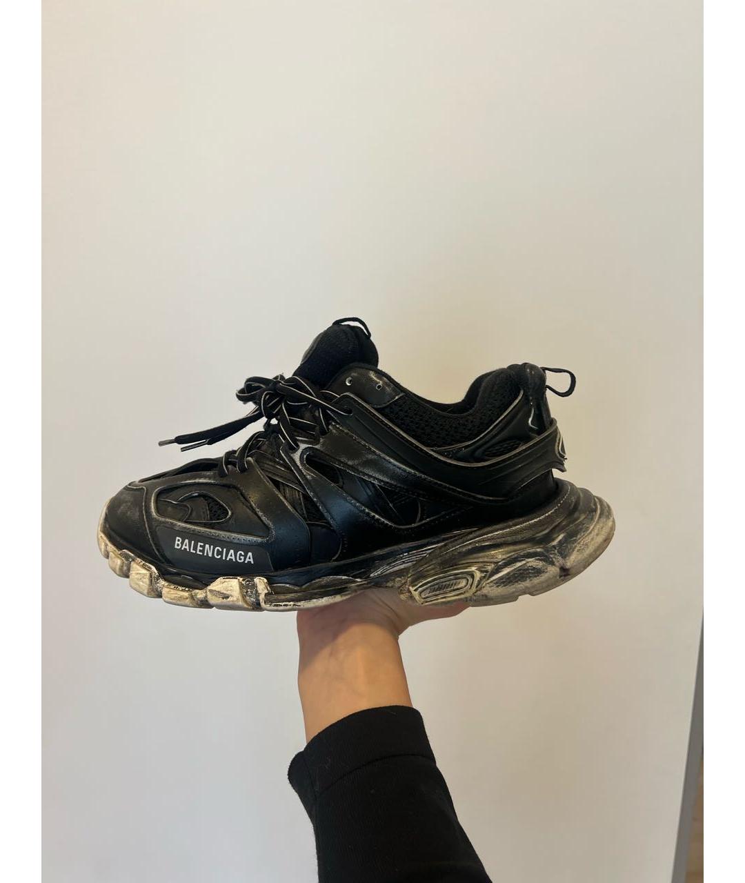 BALENCIAGA Черные низкие кроссовки / кеды, фото 5