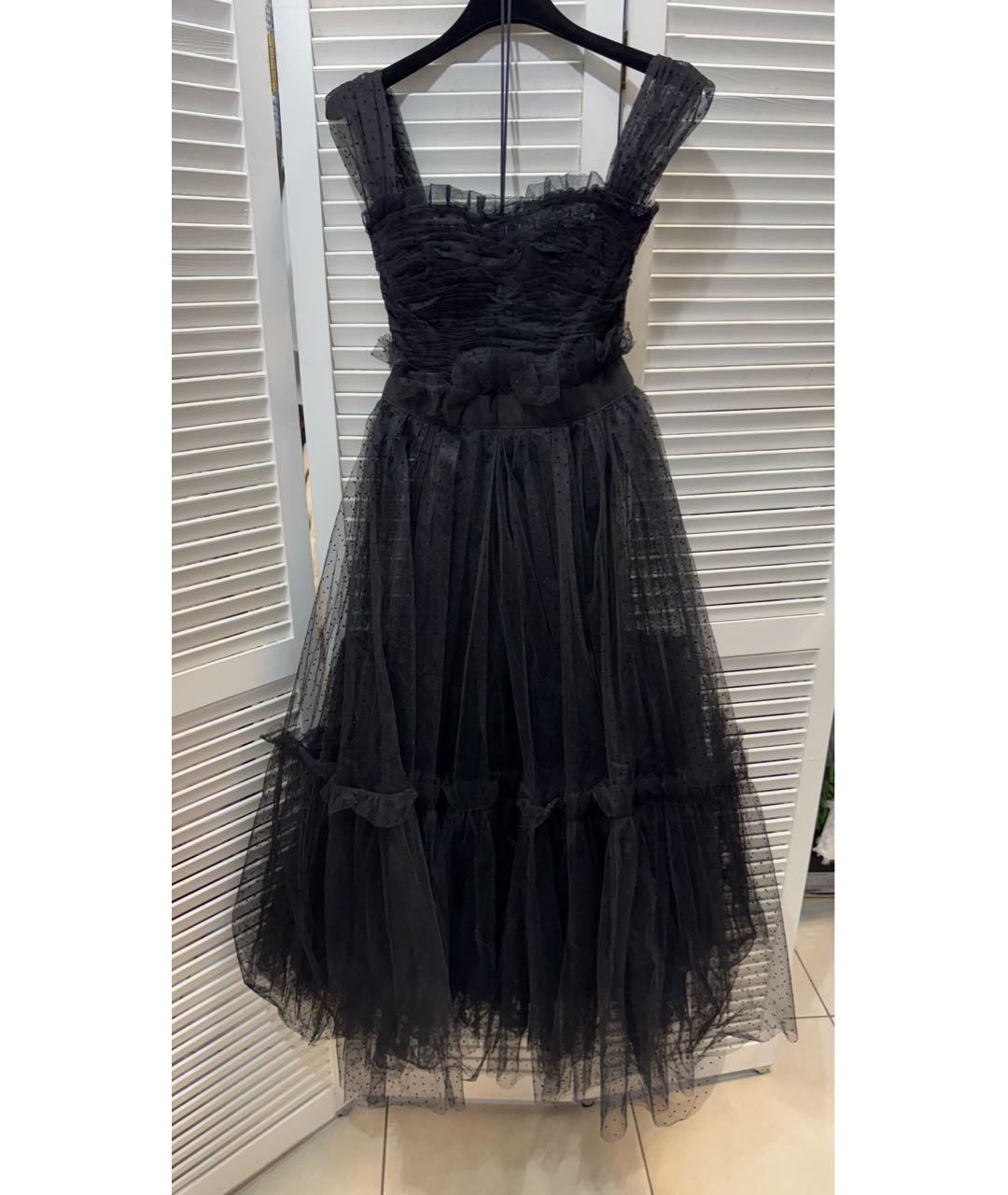 DOLCE&GABBANA Черное вечернее платье, фото 7