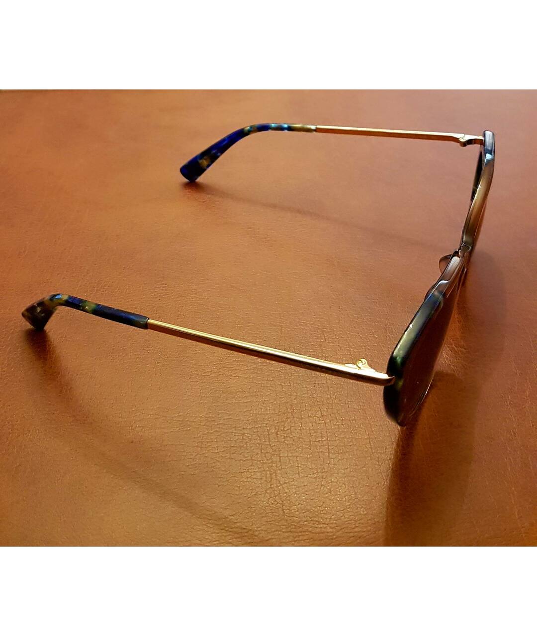 LONGCHAMP Синие металлические солнцезащитные очки, фото 5