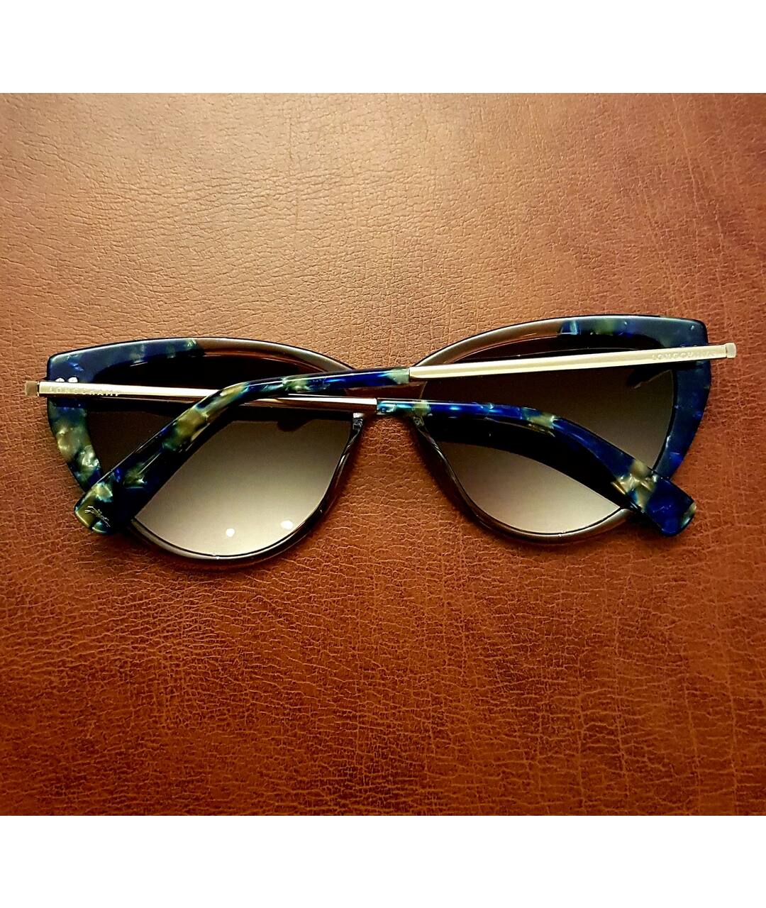 LONGCHAMP Синие металлические солнцезащитные очки, фото 7