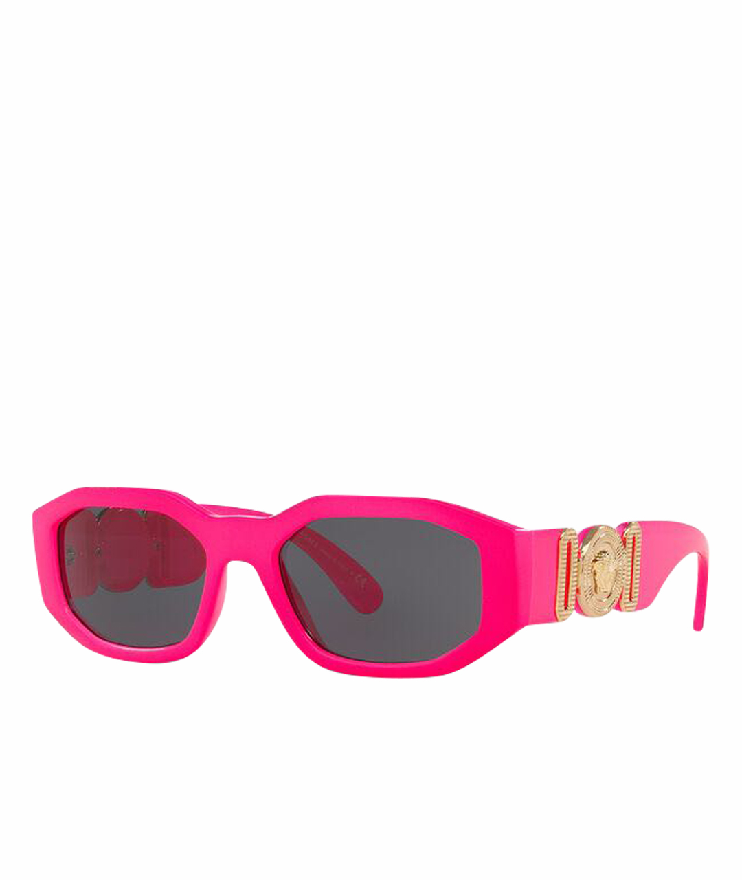 VERSACE Розовые пластиковые солнцезащитные очки, фото 1