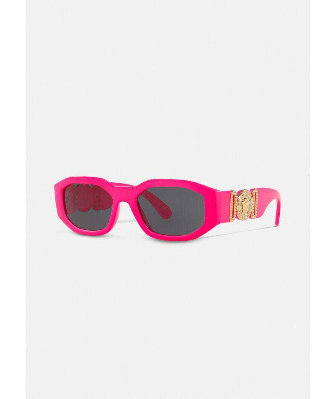 VERSACE Розовые пластиковые солнцезащитные очки, фото 5