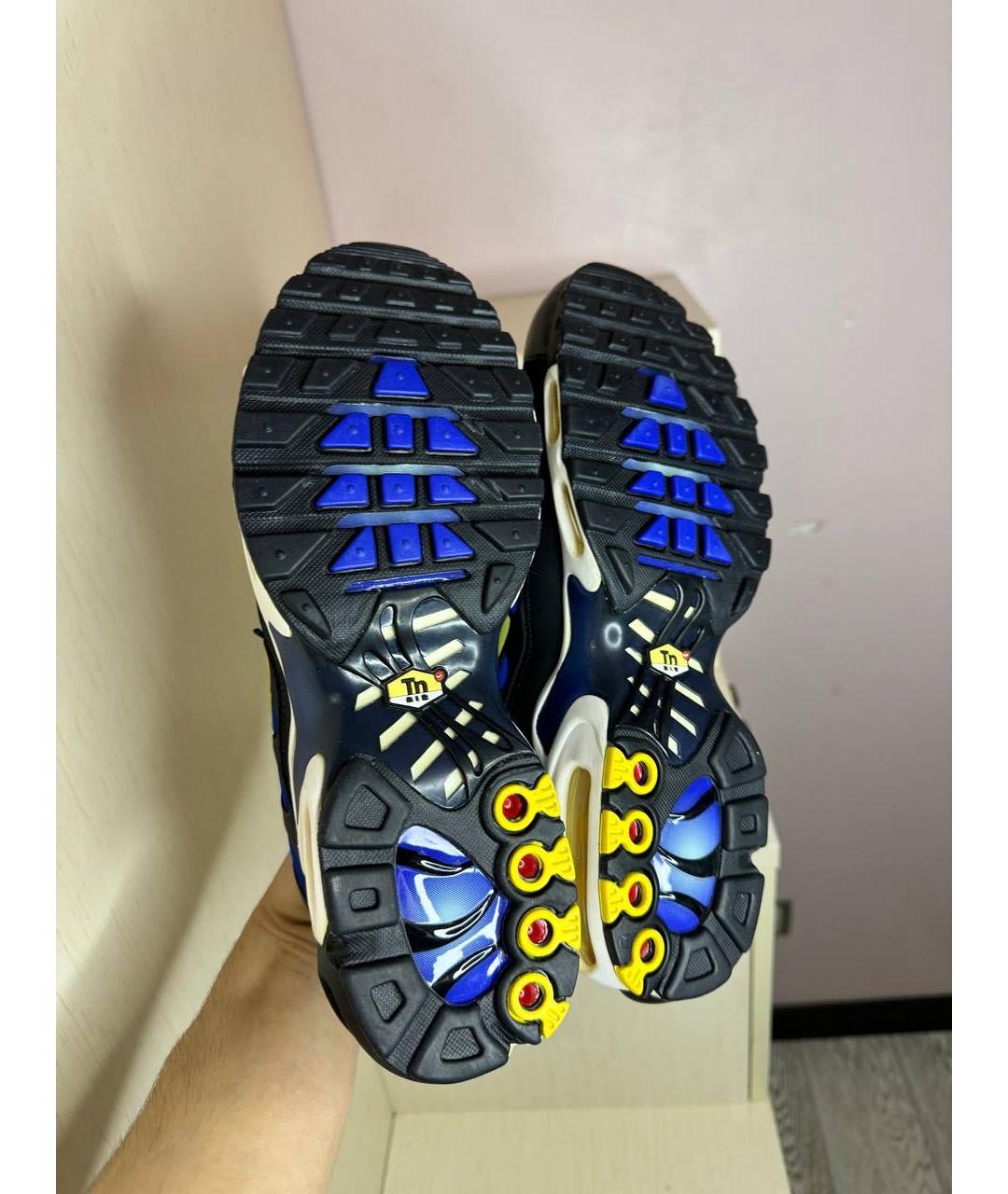 NIKE Синие текстильные низкие кроссовки / кеды, фото 7