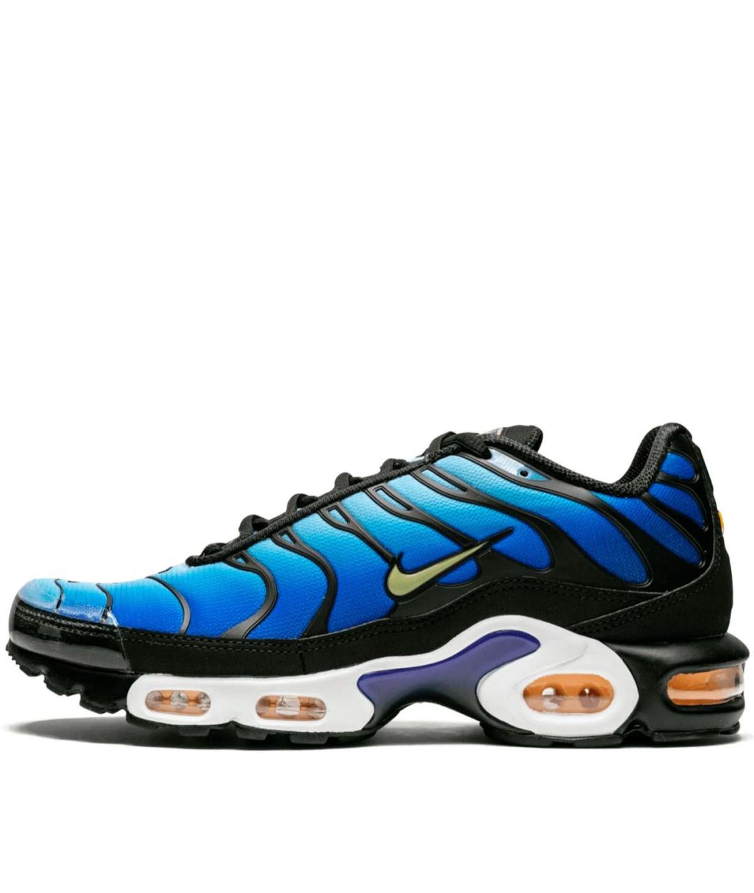 NIKE Синие текстильные низкие кроссовки / кеды, фото 8