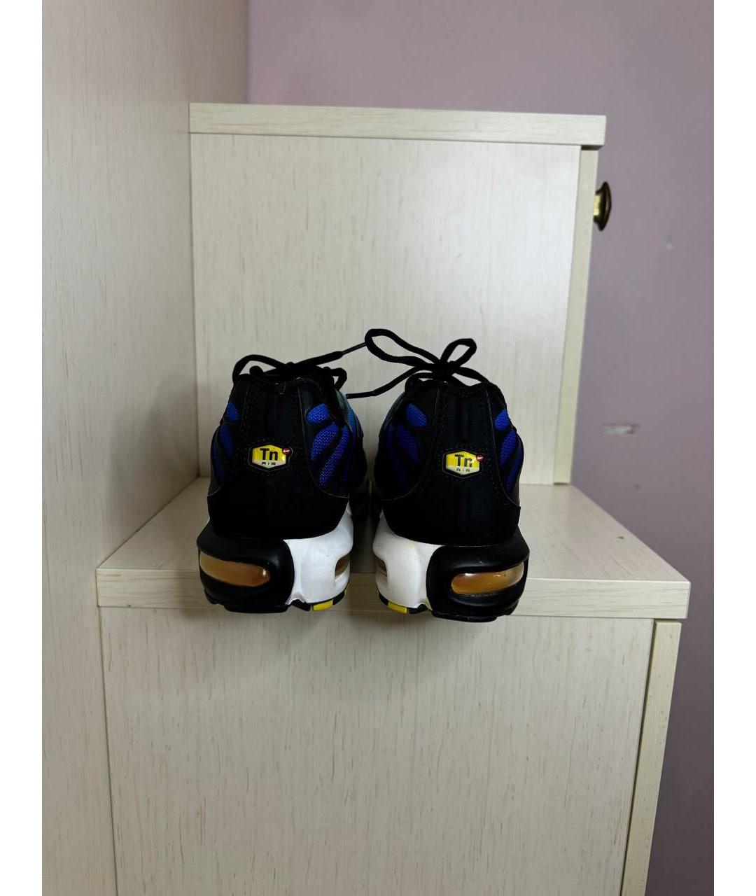 NIKE Синие текстильные низкие кроссовки / кеды, фото 4