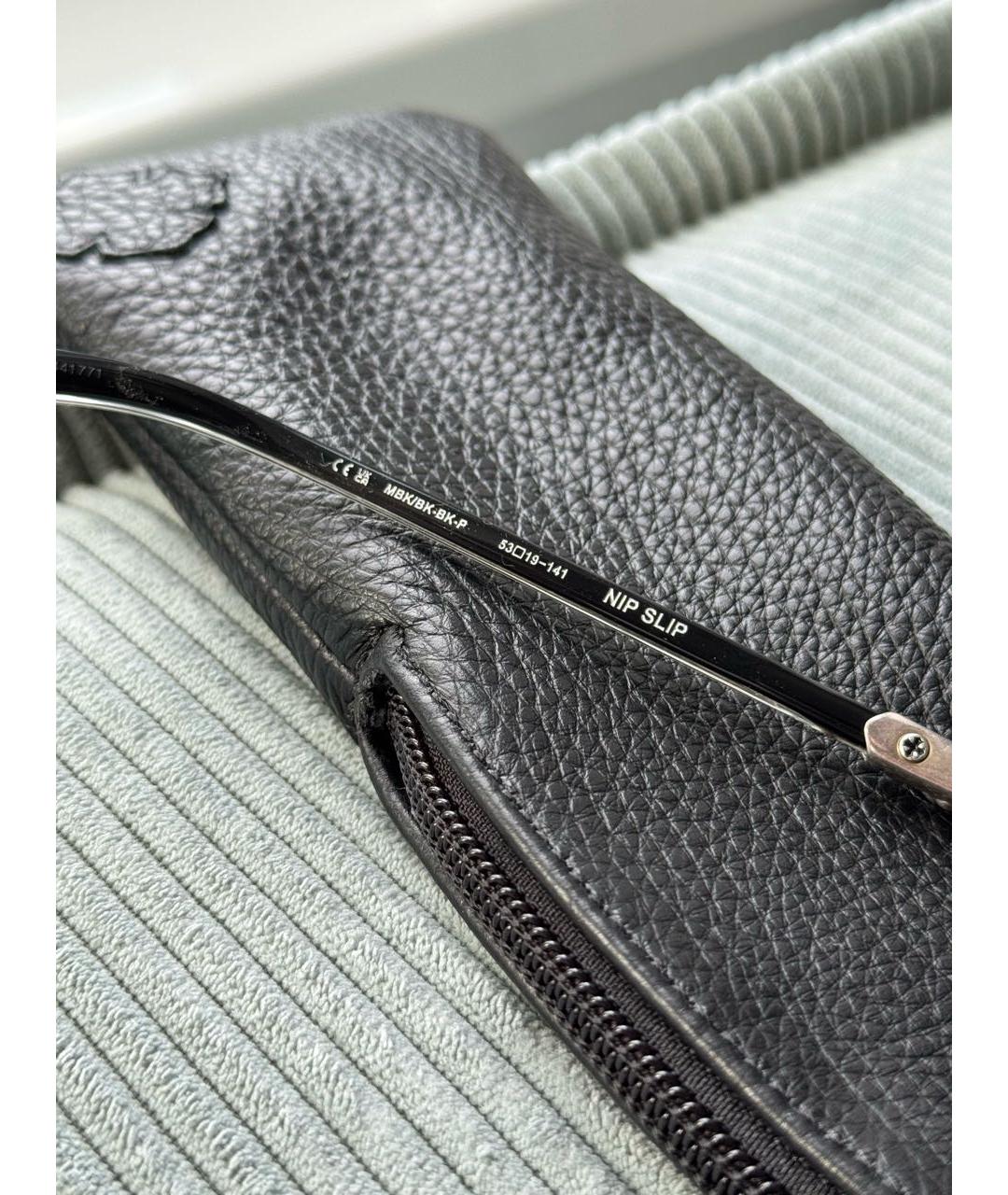 CHROME HEARTS Черные металлические солнцезащитные очки, фото 4
