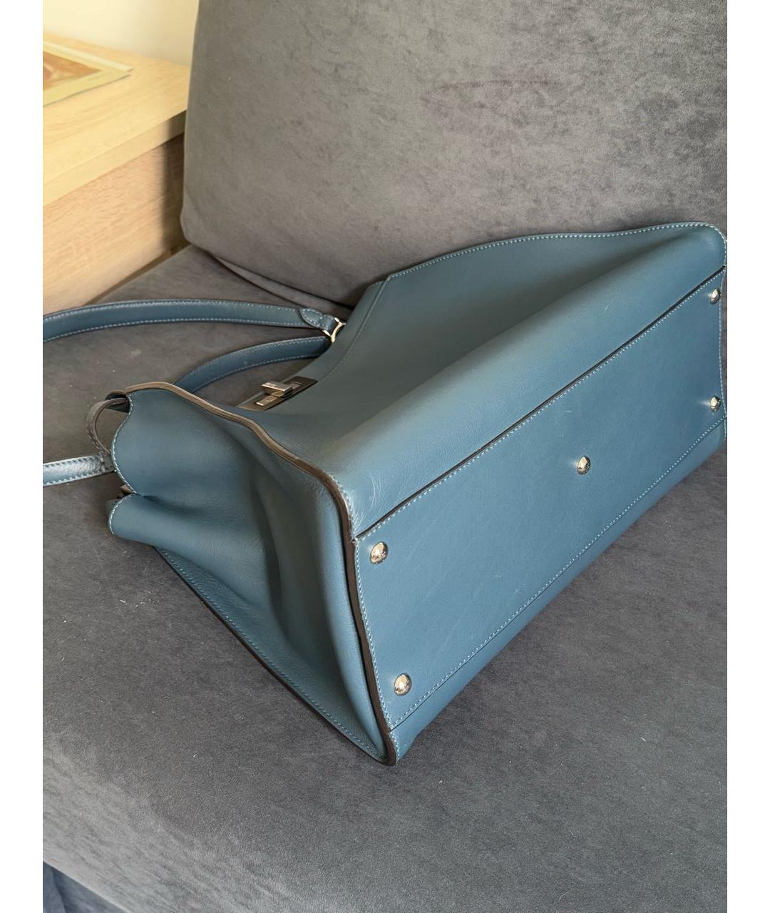 FENDI Кожаная сумка тоут, фото 4
