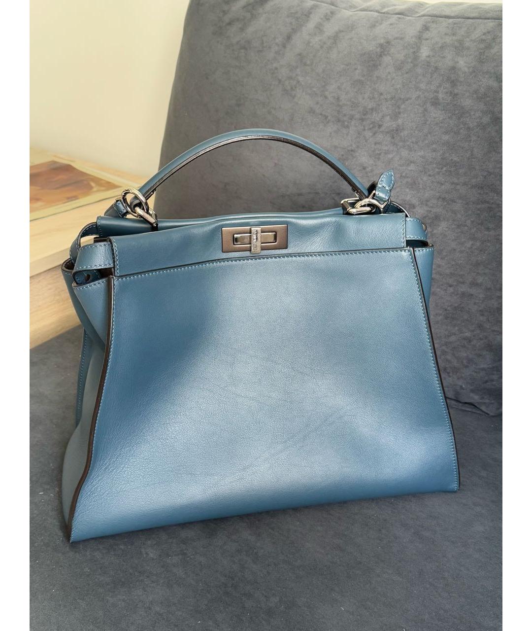 FENDI Кожаная сумка тоут, фото 2