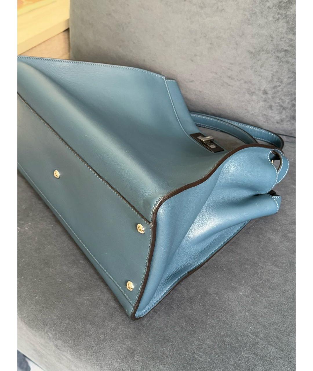 FENDI Кожаная сумка тоут, фото 5