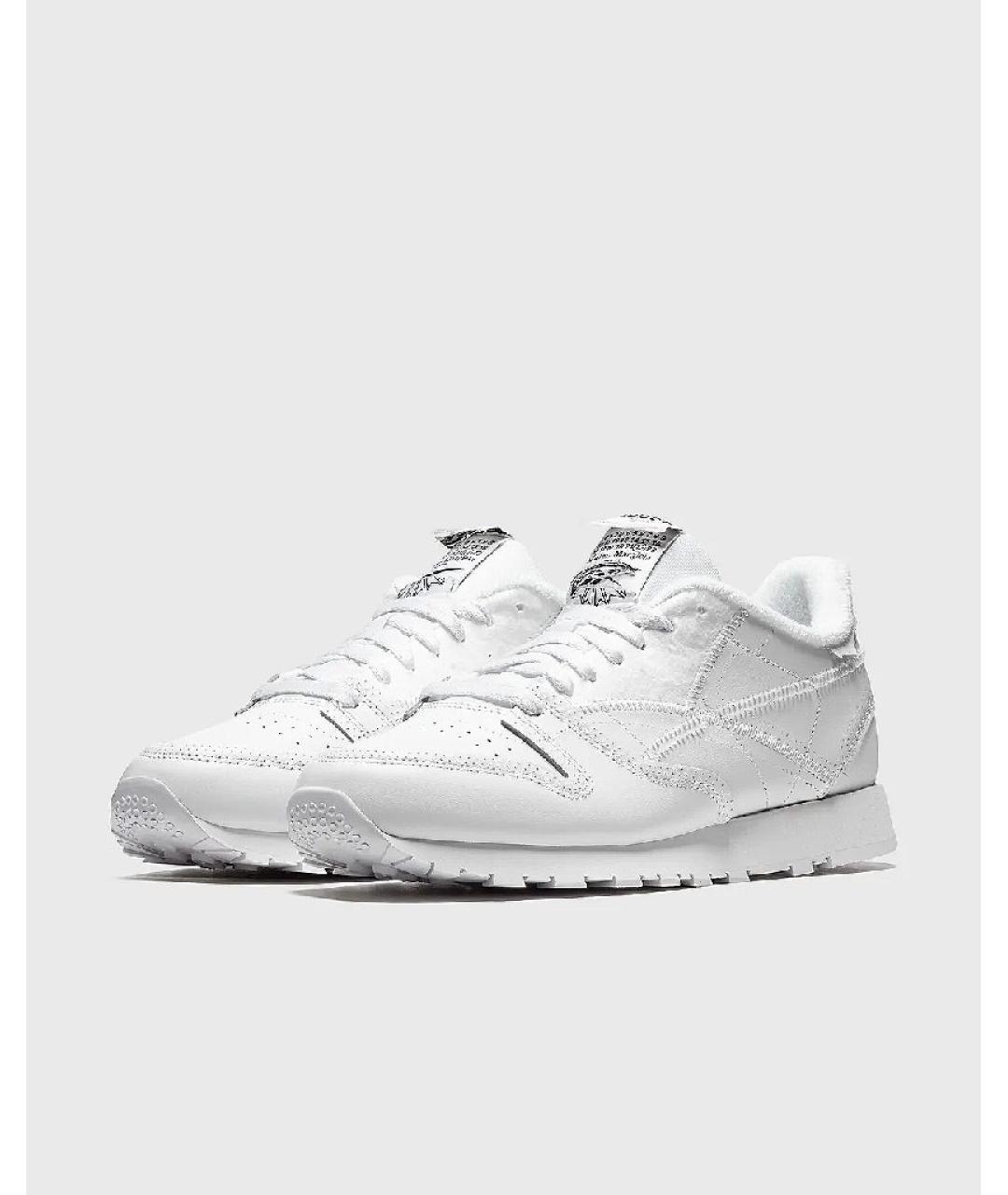 REEBOK Белые кожаные кроссовки, фото 3