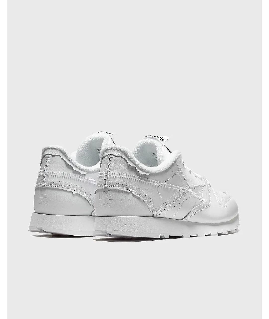 REEBOK Белые кожаные кроссовки, фото 4