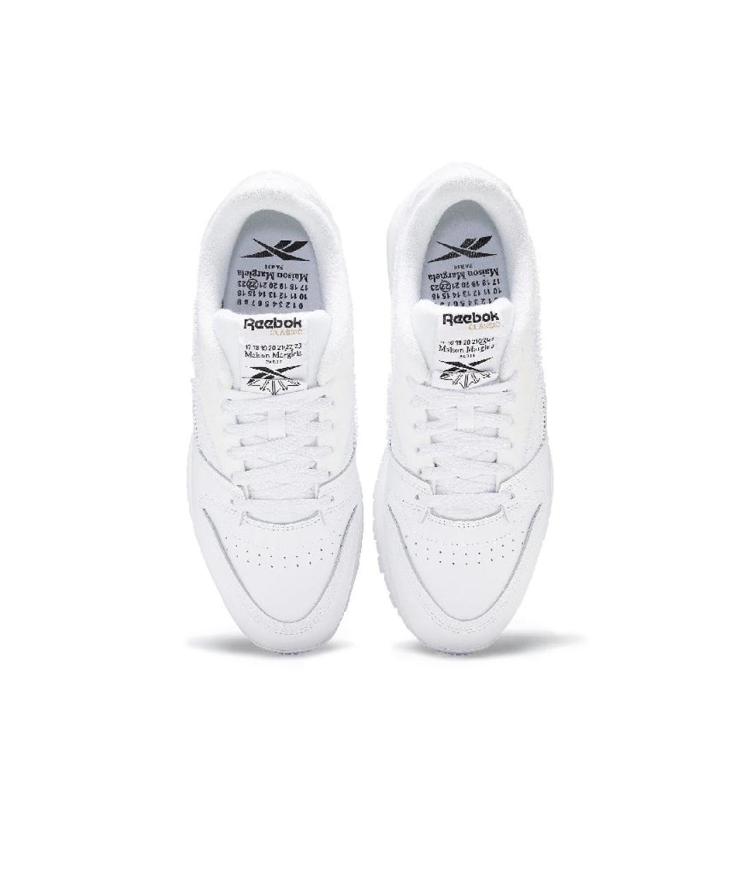 REEBOK Белые кожаные кроссовки, фото 5