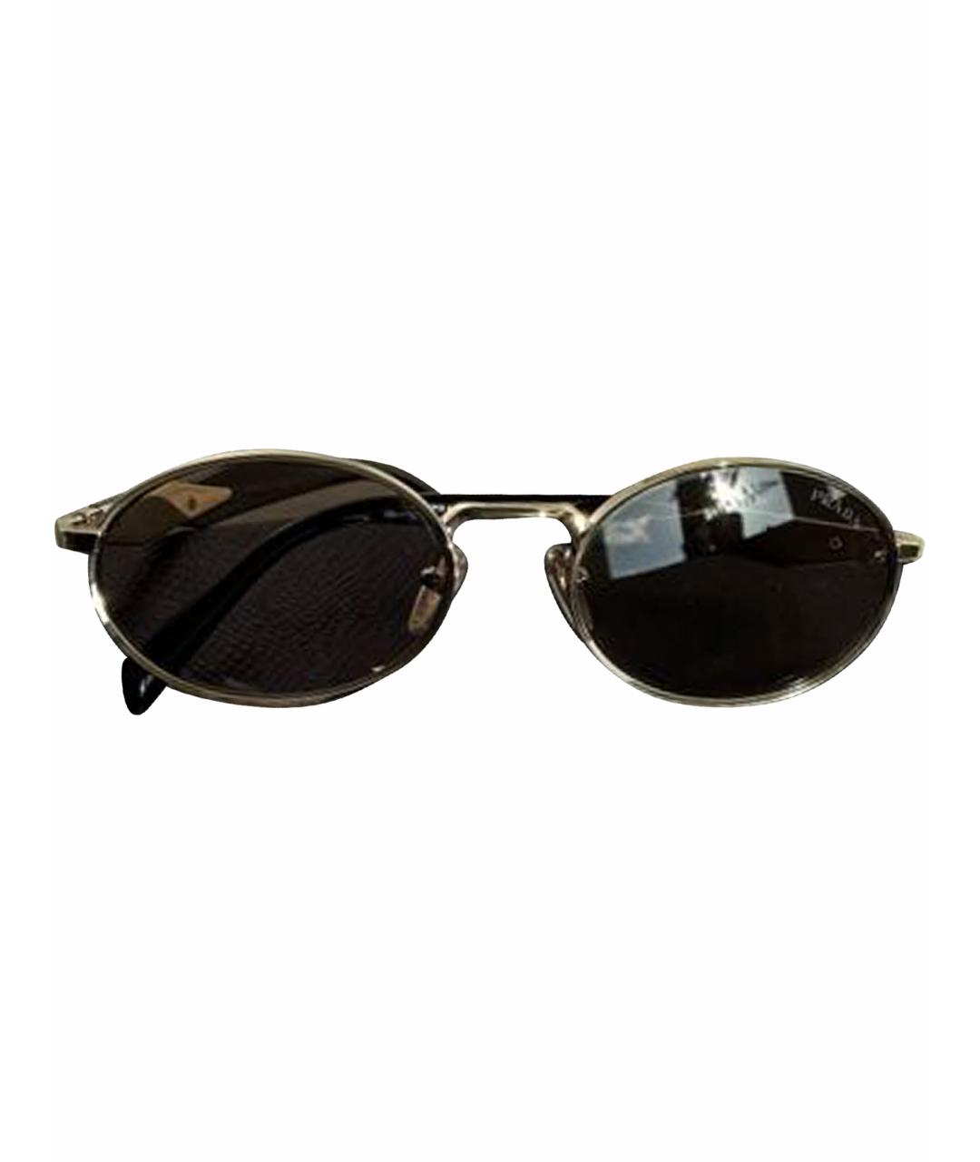 PRADA Мульти металлические солнцезащитные очки, фото 1