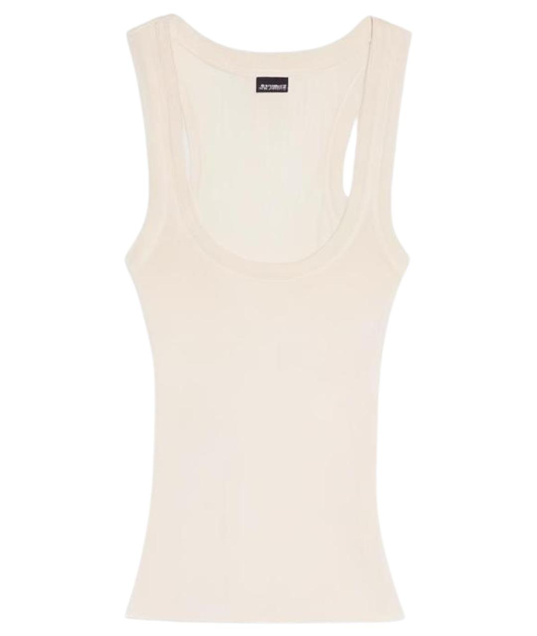 JACQUEMUS Белая майка, фото 1