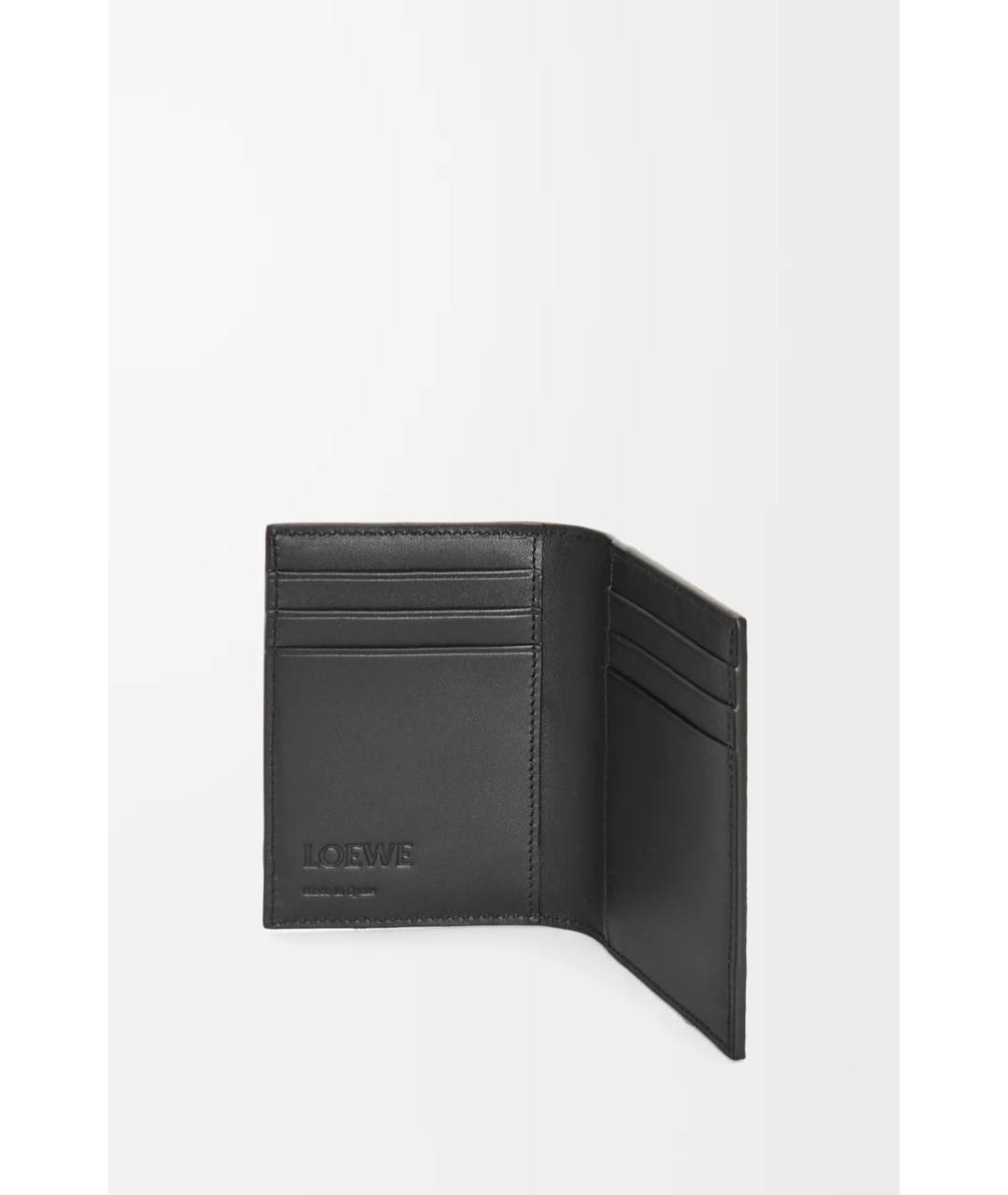 LOEWE Черный кожаный кардхолдер, фото 3