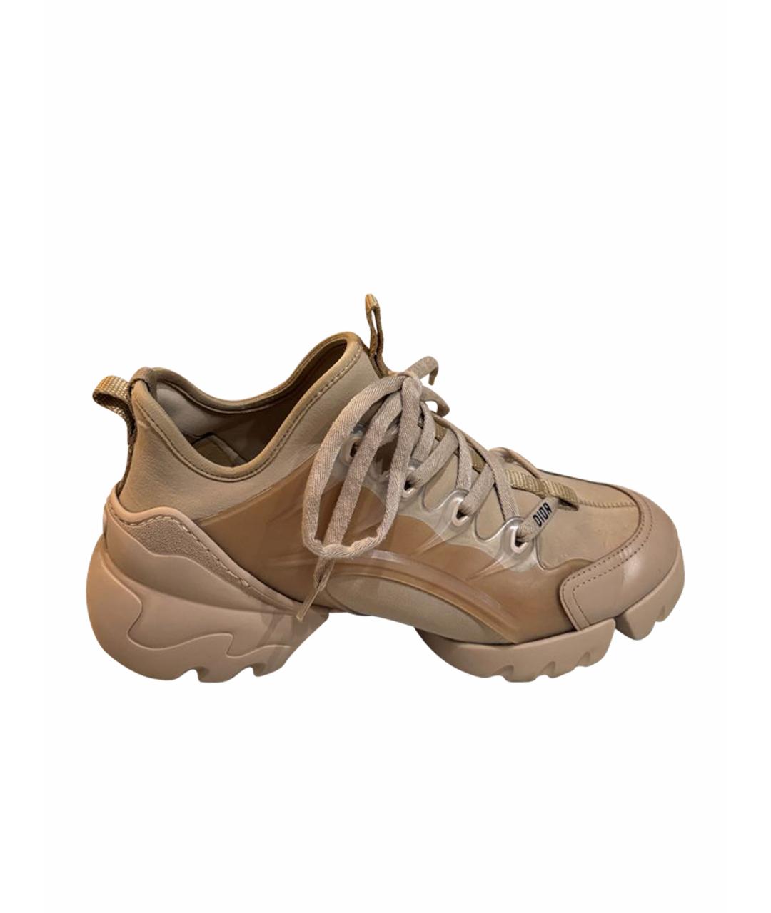CHRISTIAN DIOR Бежевые кроссовки, фото 1