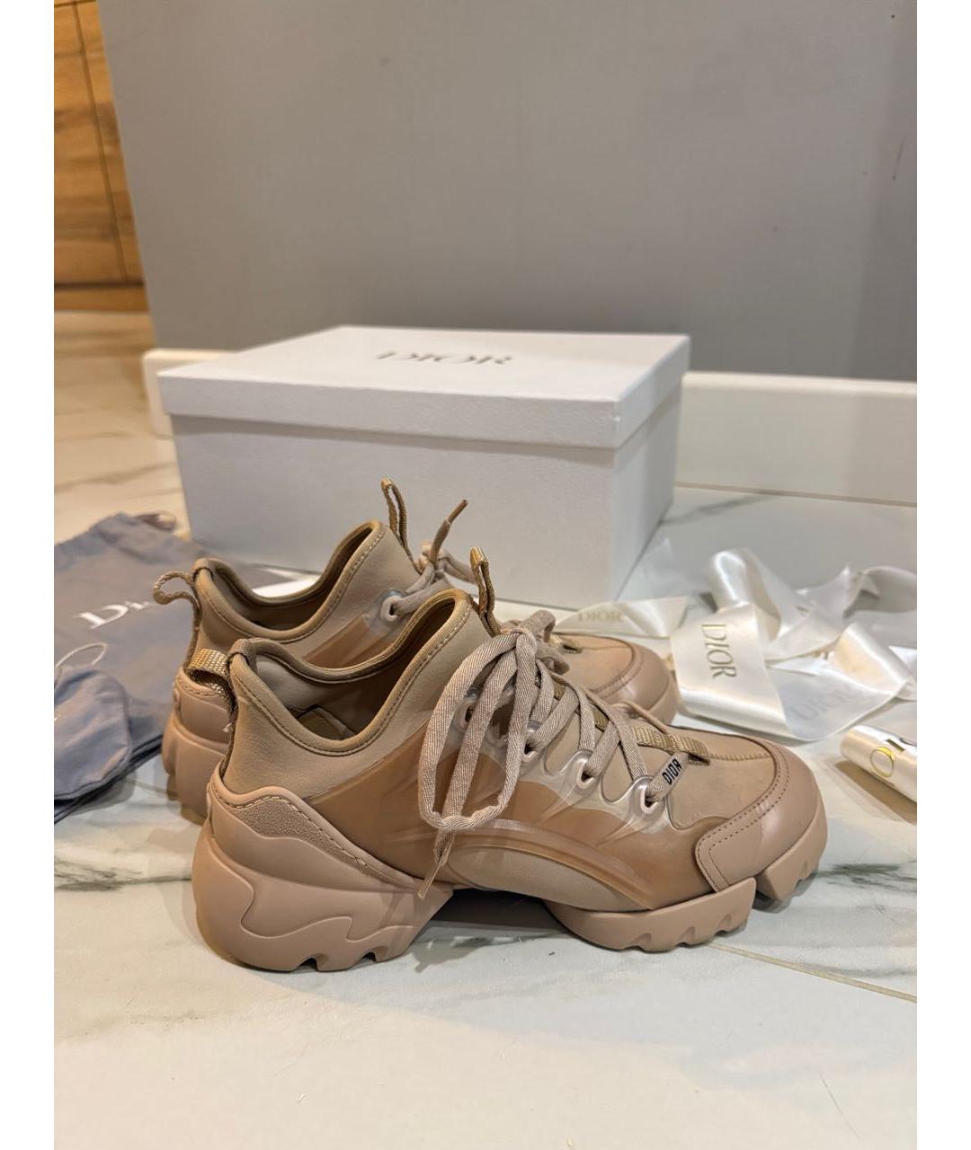 CHRISTIAN DIOR Бежевые кроссовки, фото 5