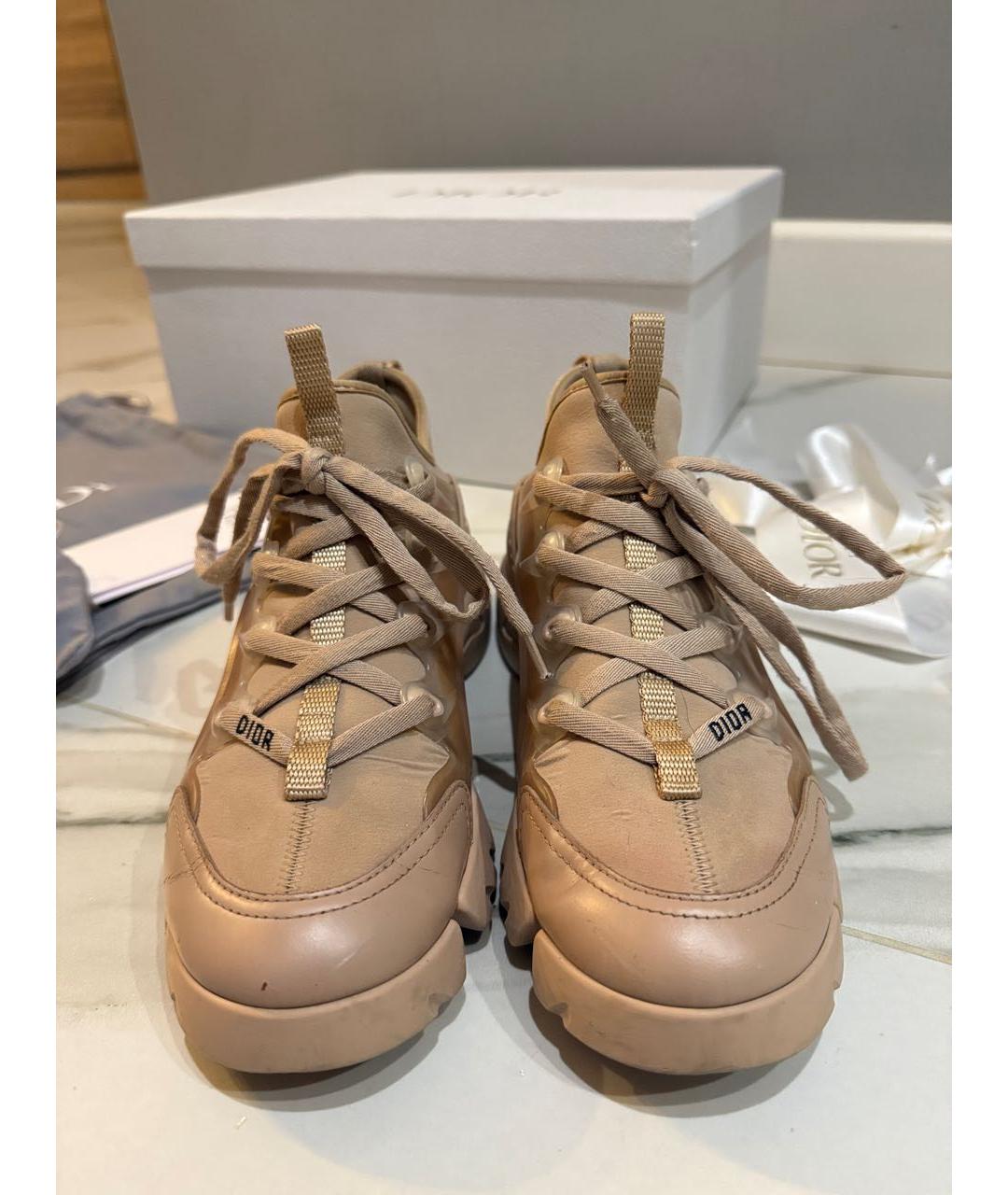 CHRISTIAN DIOR Бежевые кроссовки, фото 2