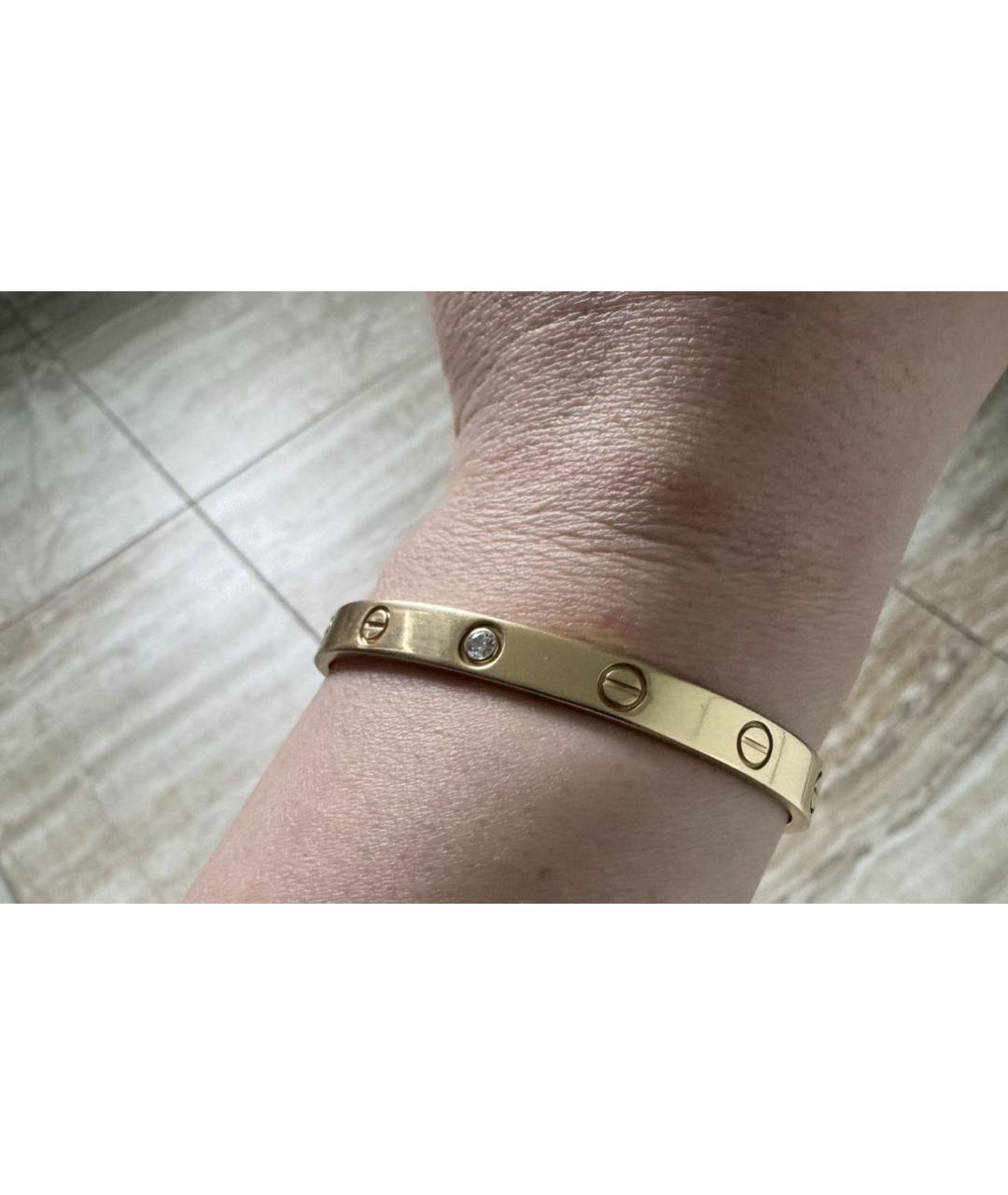 CARTIER Золотой браслет из желтого золота, фото 4