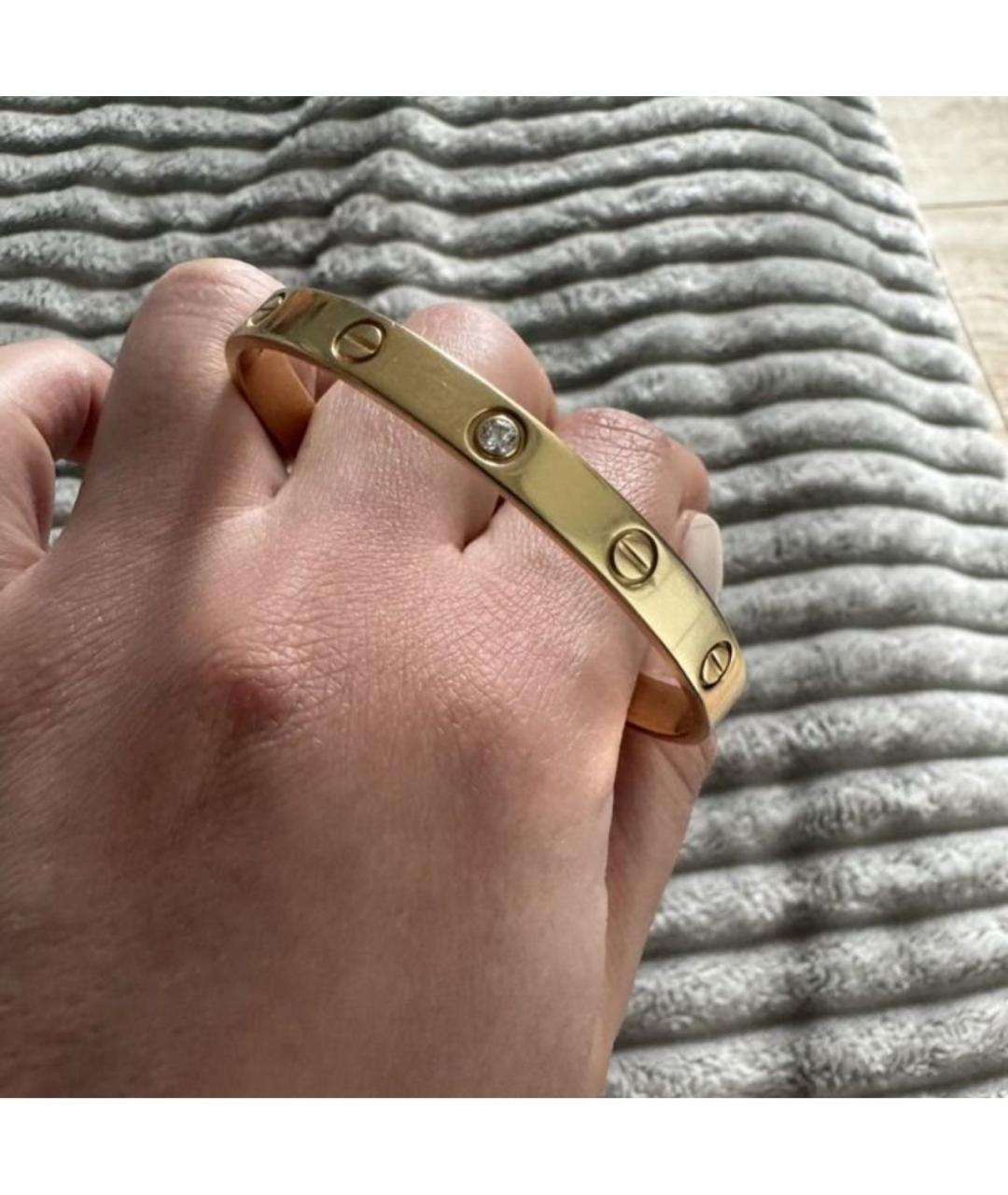 CARTIER Золотой браслет из желтого золота, фото 6