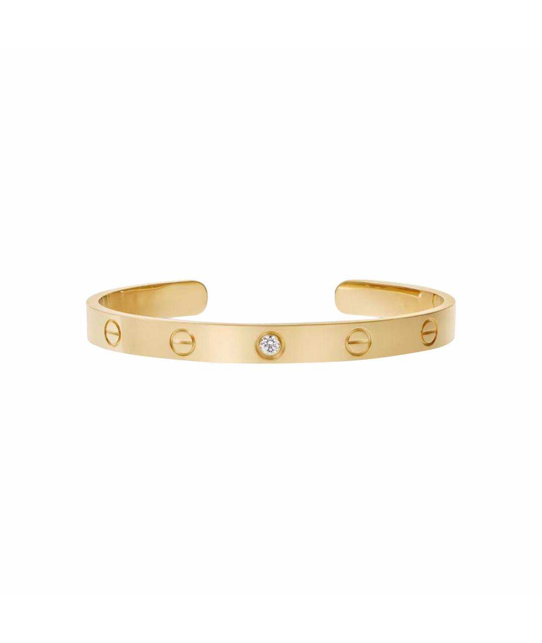 CARTIER Золотой браслет из желтого золота, фото 1