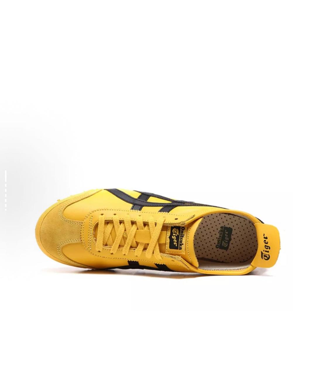 ONITSUKA TIGER Горчичные текстильные кроссовки, фото 3