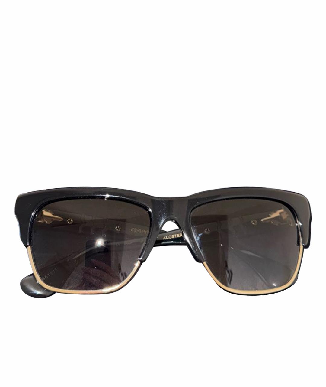CHROME HEARTS Черные пластиковые солнцезащитные очки, фото 1