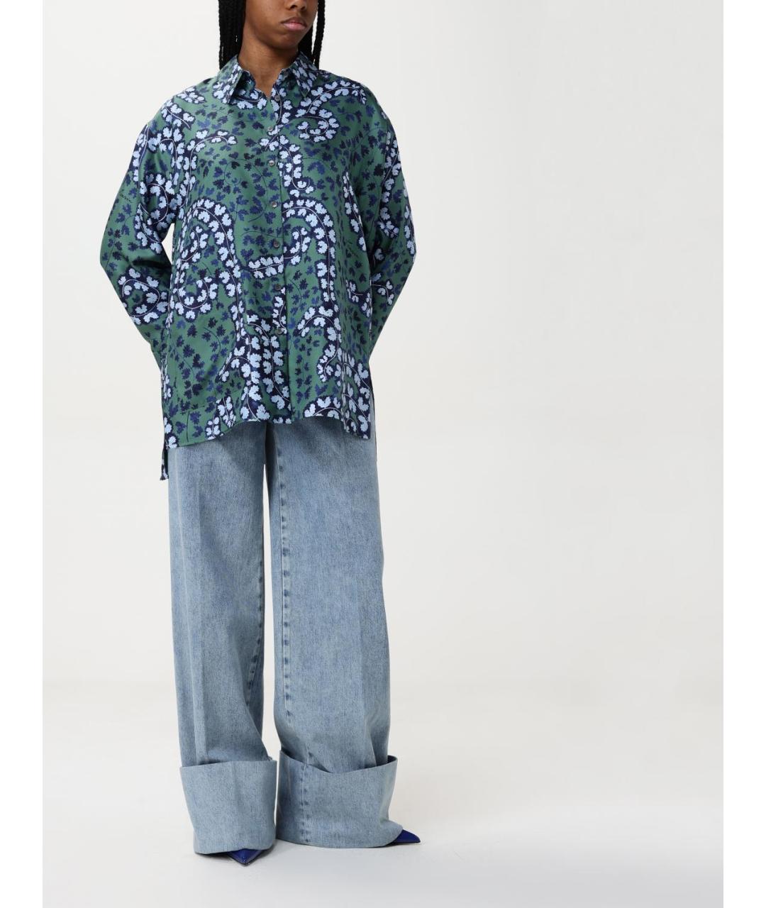 LANVIN Зеленая рубашка, фото 3