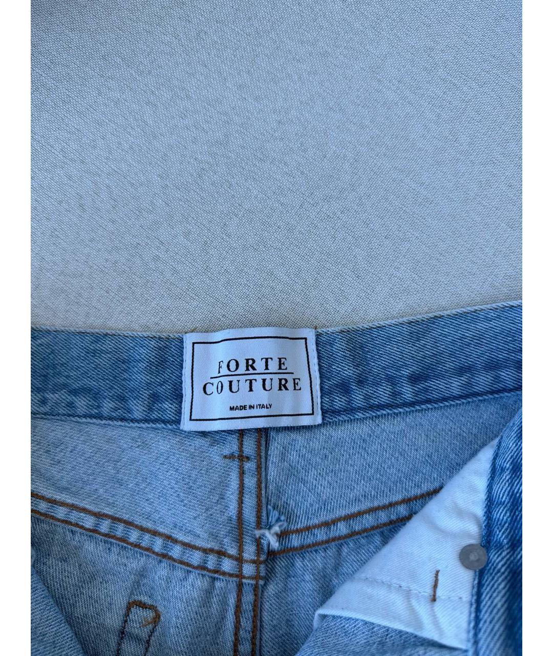 FORTE COUTURE Голубые шорты, фото 3