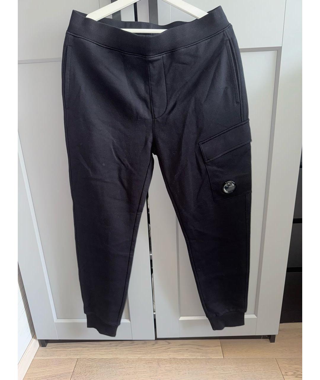 CP COMPANY Черные хлопковые повседневные брюки, фото 5