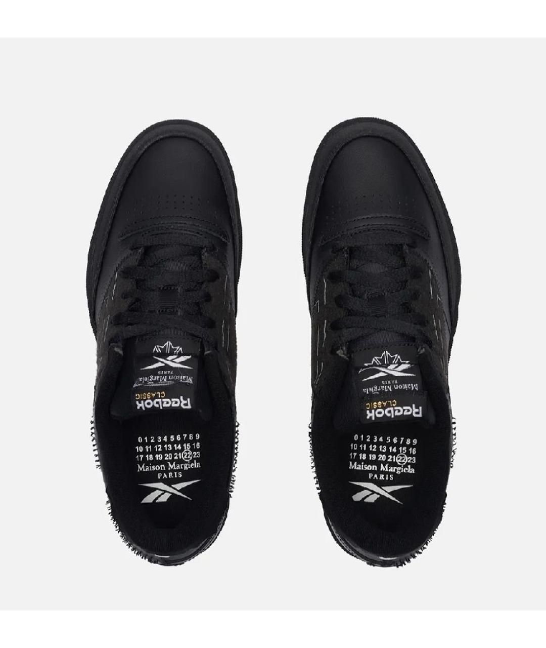 REEBOK Черные кожаные кроссовки, фото 5