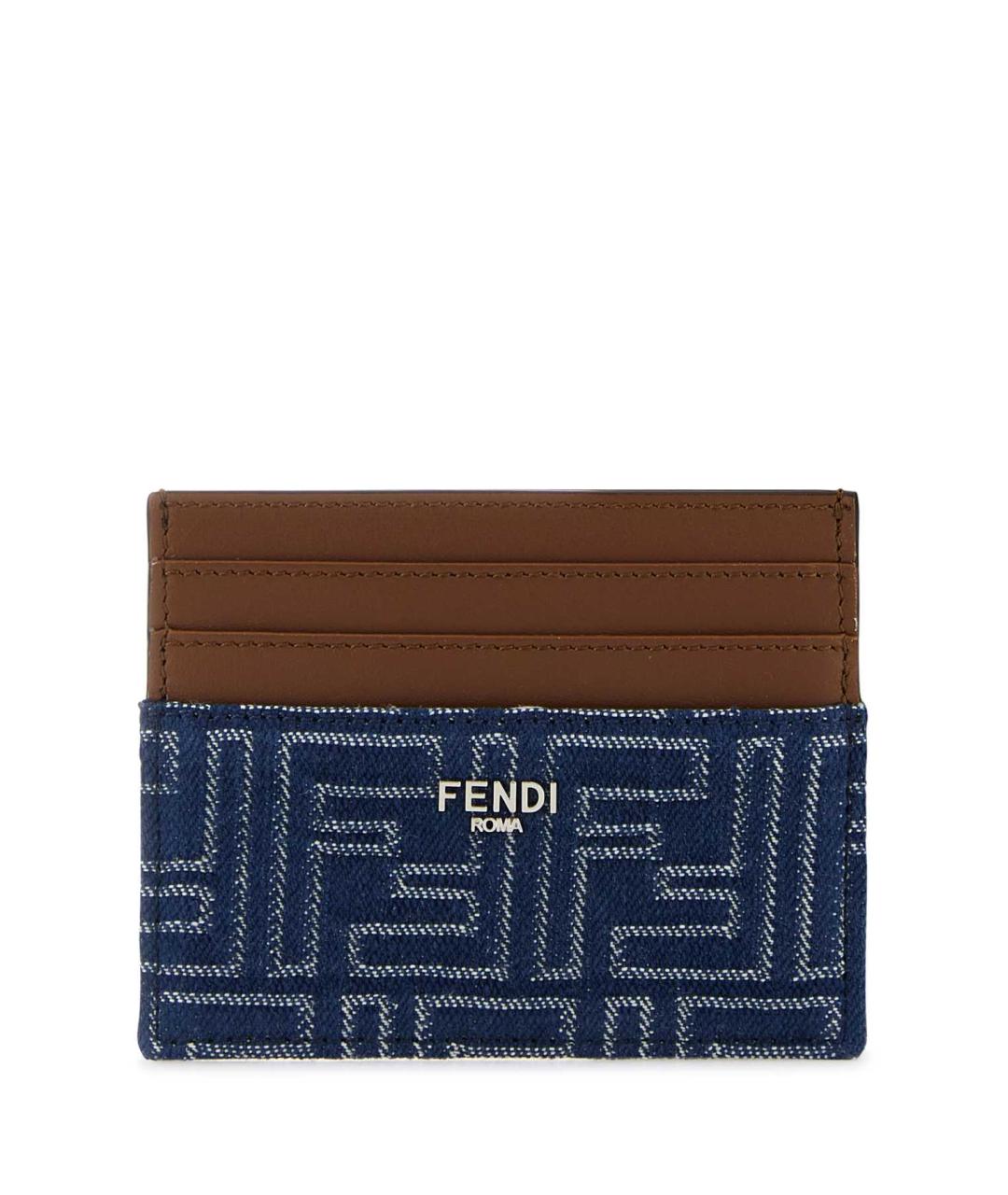 FENDI Синий кардхолдер, фото 1