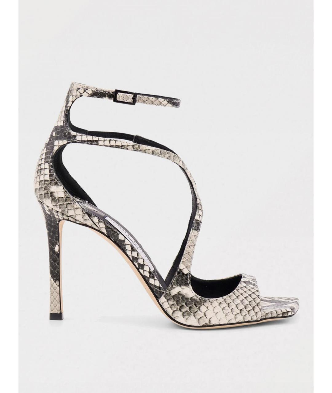 JIMMY CHOO Серые босоножки, фото 4