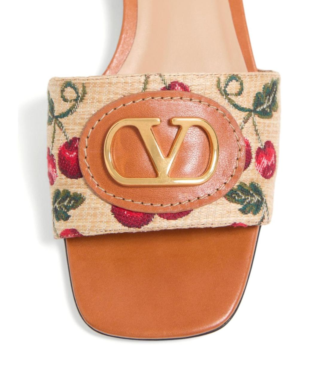 VALENTINO Мульти кожаные сандалии, фото 5