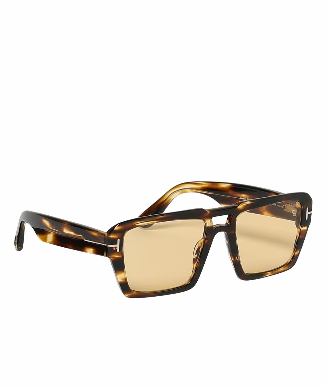 TOM FORD Желтые солнцезащитные очки, фото 1