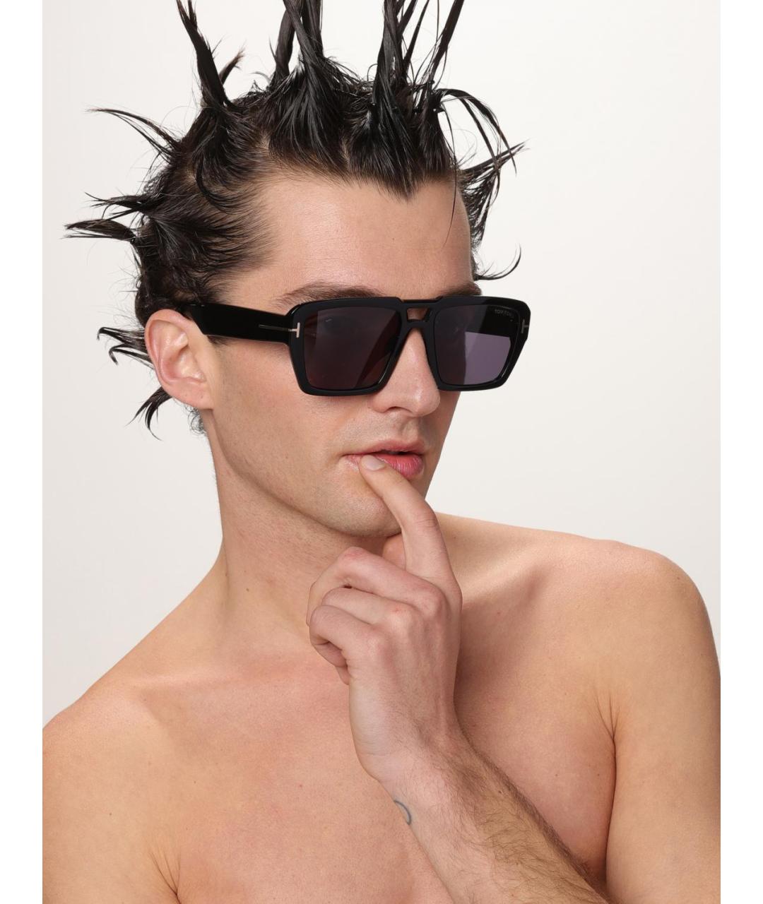 TOM FORD Черные солнцезащитные очки, фото 2
